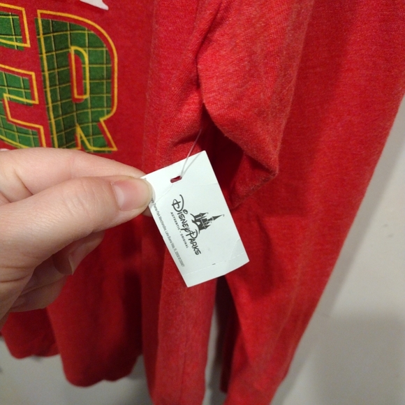 NWT Disney Parks Mickey Christmas Party Holiday Cheer 2018 Hooded Shirt Sz XXL - Picture 4 of 6